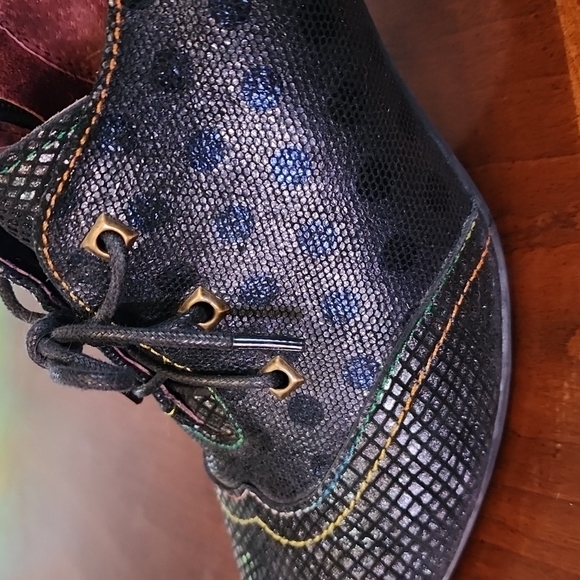 LAURA VITA polka dot & rainbow booties - Picture 3 of 9